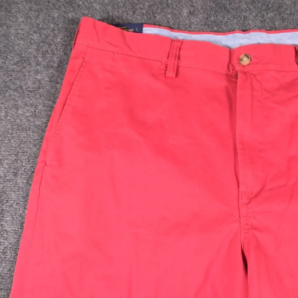 NWD Polo Ralph Lauren Chino Mens 38x30 Nantucket Red Stretch Straight Fit READ